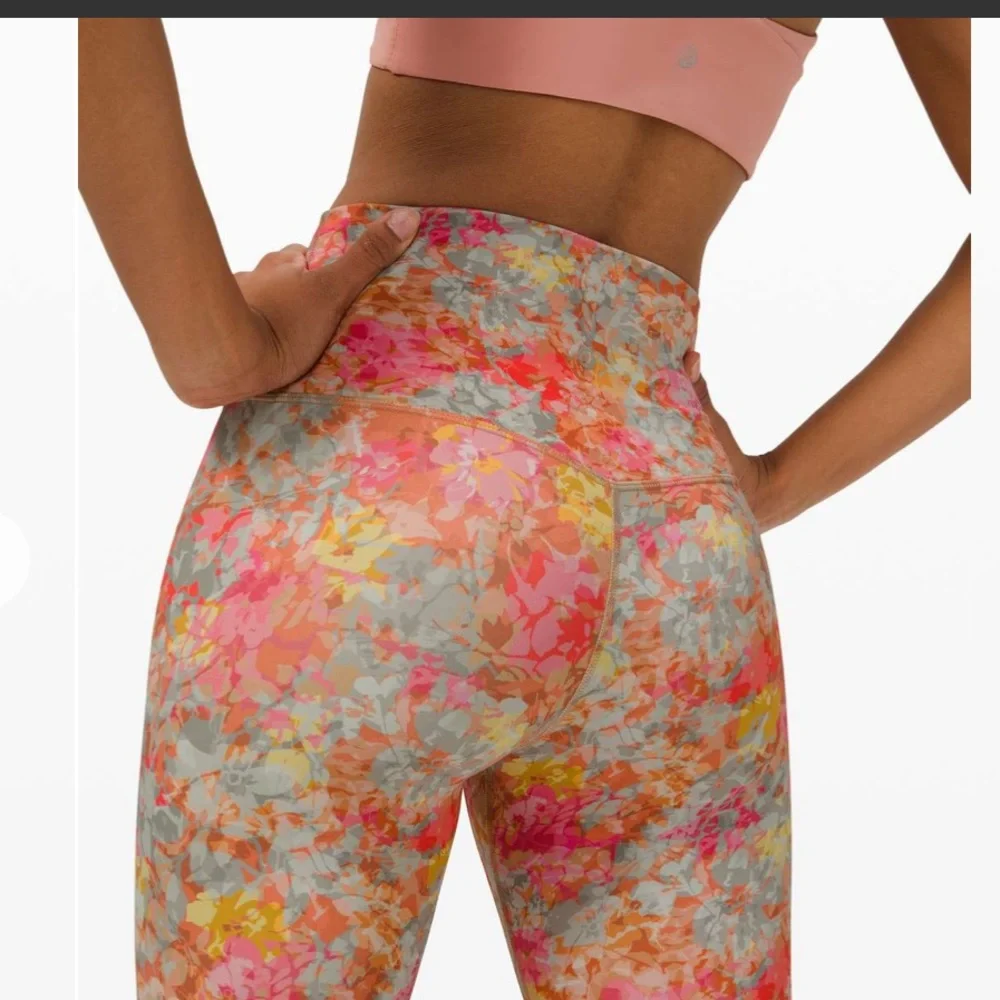 lululemon athletica Multicolor Floral Print High-Rise Leggings
